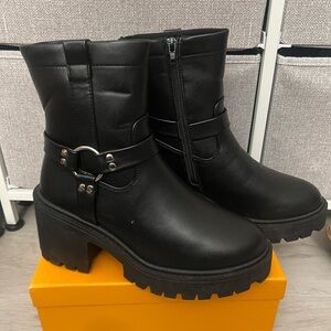 New Black Women's Ankle Boots